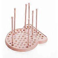 Kitchen plate holder, pink kitchenette