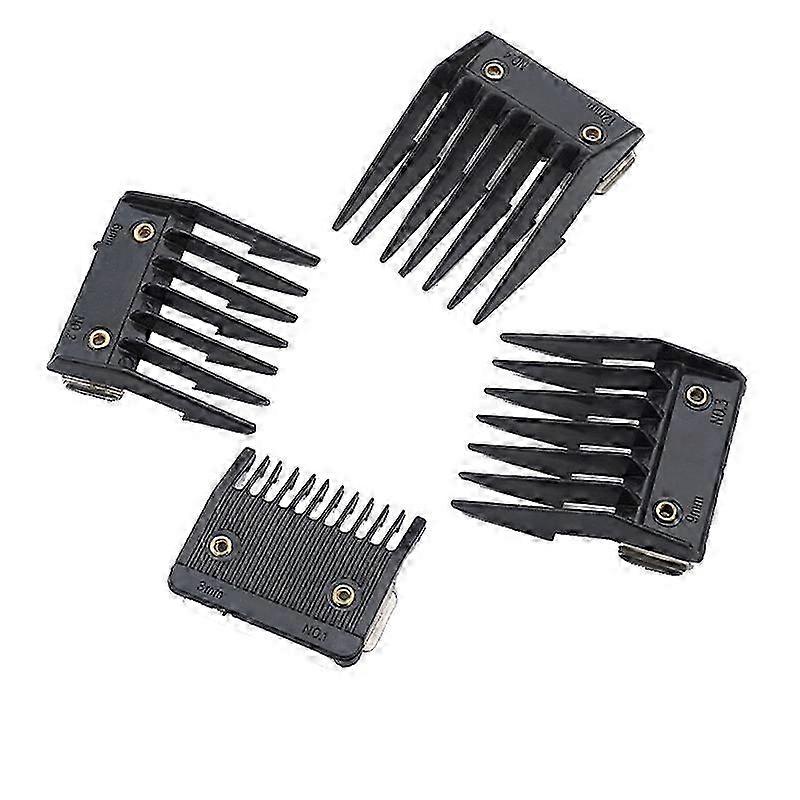 4 Attachment Comb Set for Wahl with Metal Backed Cutting Guide 3mm 6mm 9mm 12mm