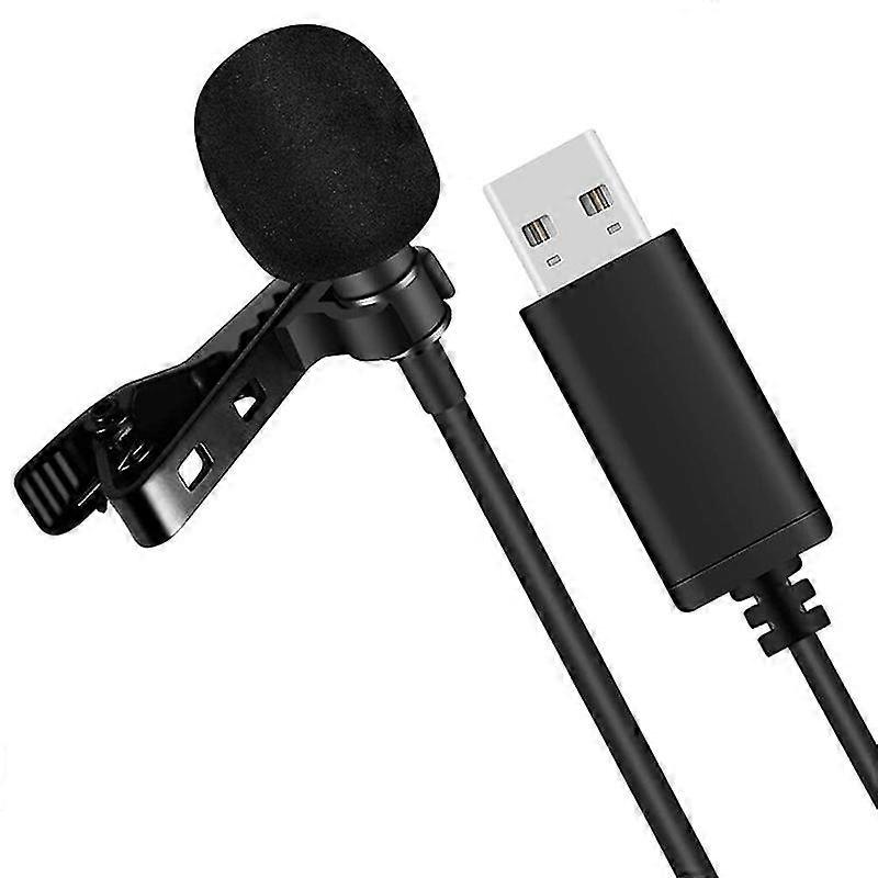 Universele USB Microfoon Lavalier Microfoon -op Computer Mic Plug And Play Omnidirectionele Mic