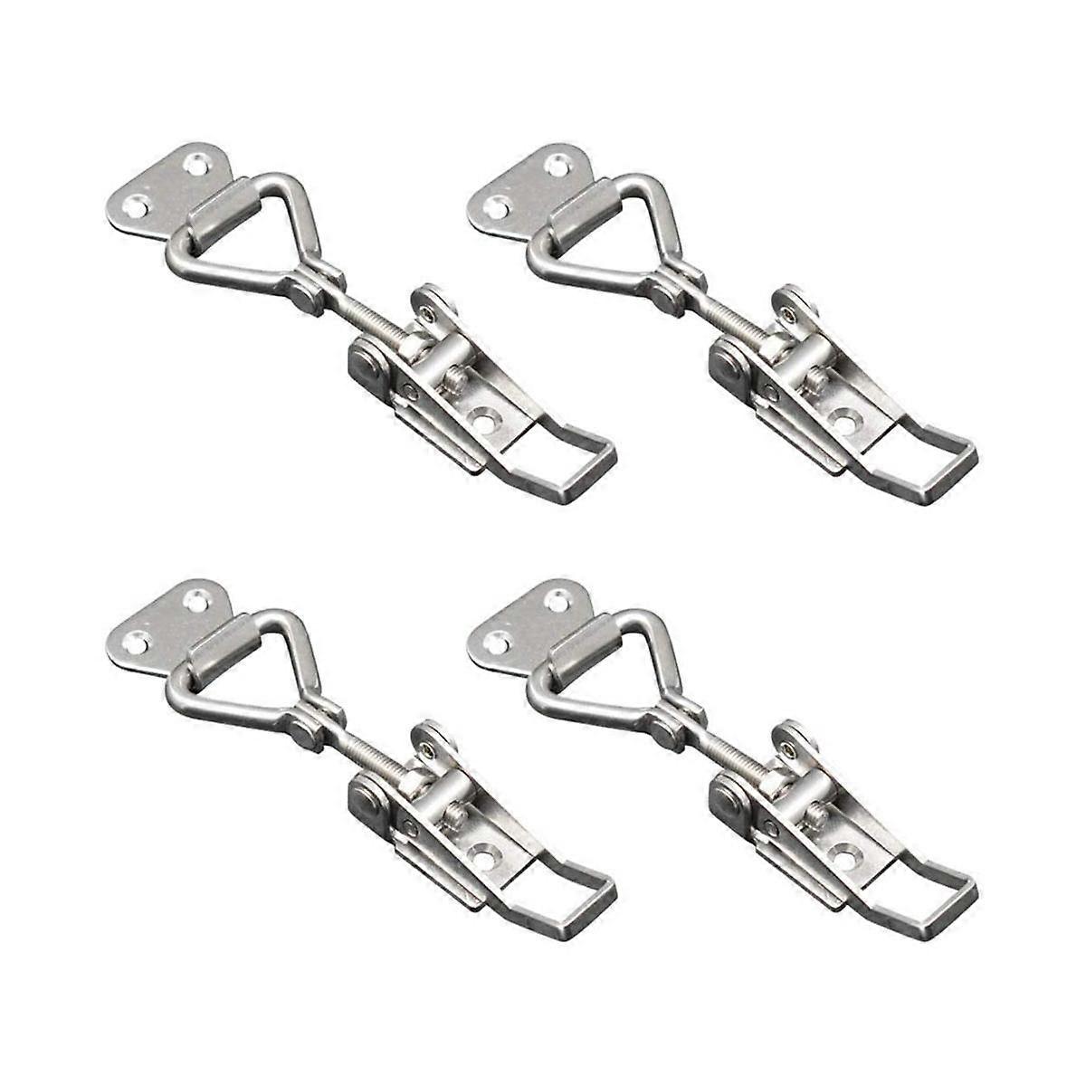 4 Pieces Right Angle Adjustable Buckle Vertical Quick Clamp Box Buckle Latch Clamp Right Angle Buck
