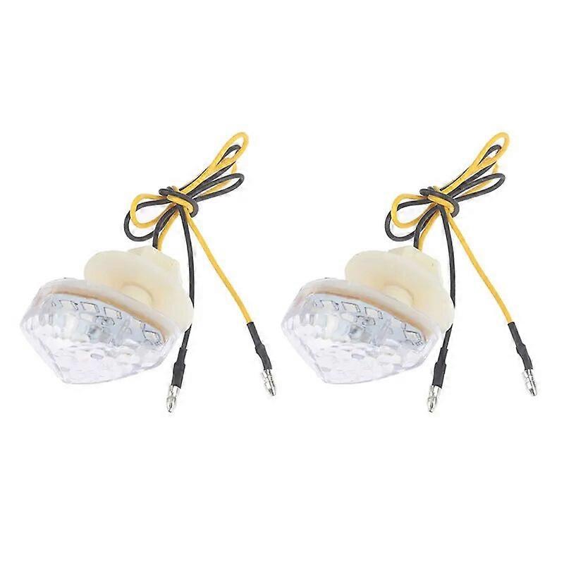 2pcs Universal Motorcycle Led Turn Signal Indicator Light Lamp Bulb Blinker Flashers For CBR 600RR 1000RR