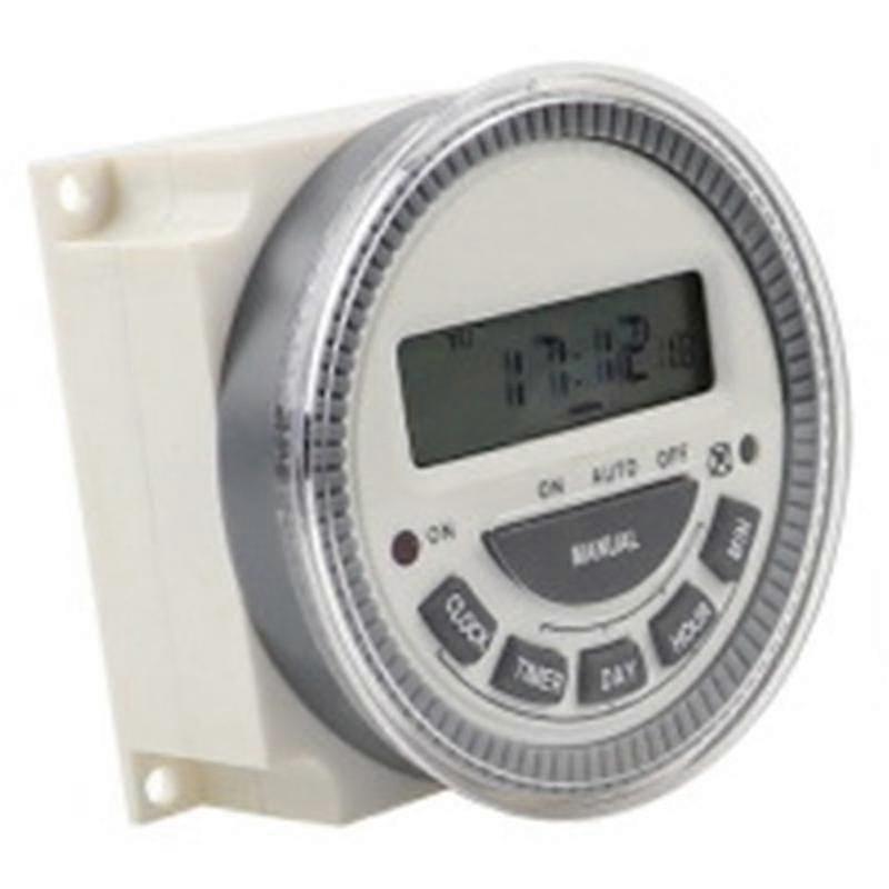 Programmierbare Zeitschaltuhr Relais Digital LCD Wöchentlich CN304A AC 220V 5 Pin