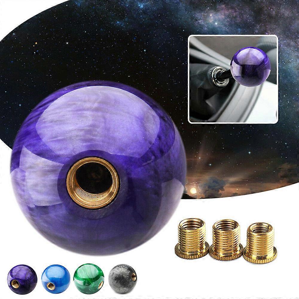 Universal Acrylic Plastic Gear Shift Knob Ball Joint 54mm DIY Auto Replacement Parts For Manual Car Shoort Throw Gear Shifter-black