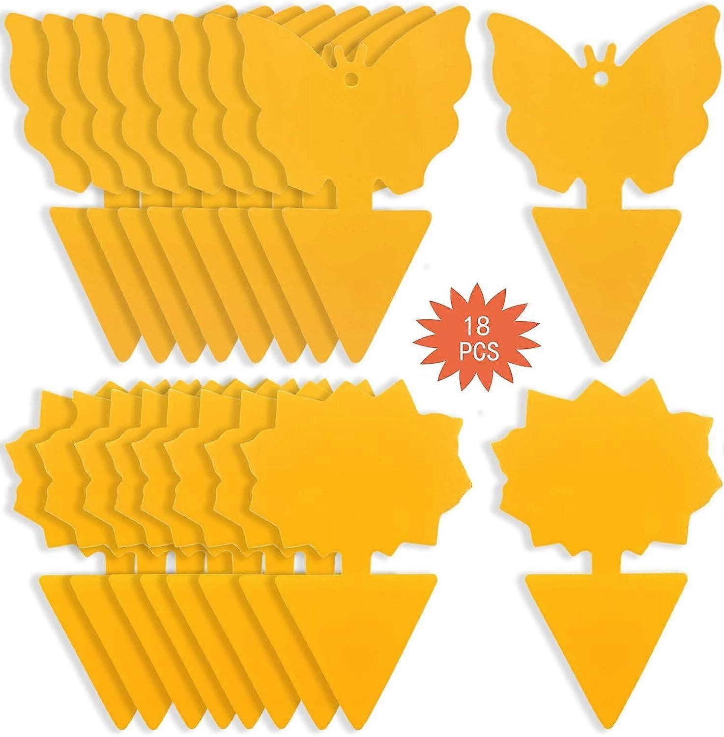  18 Pack Sticky Gnat Traps For Flies And Mushrooms