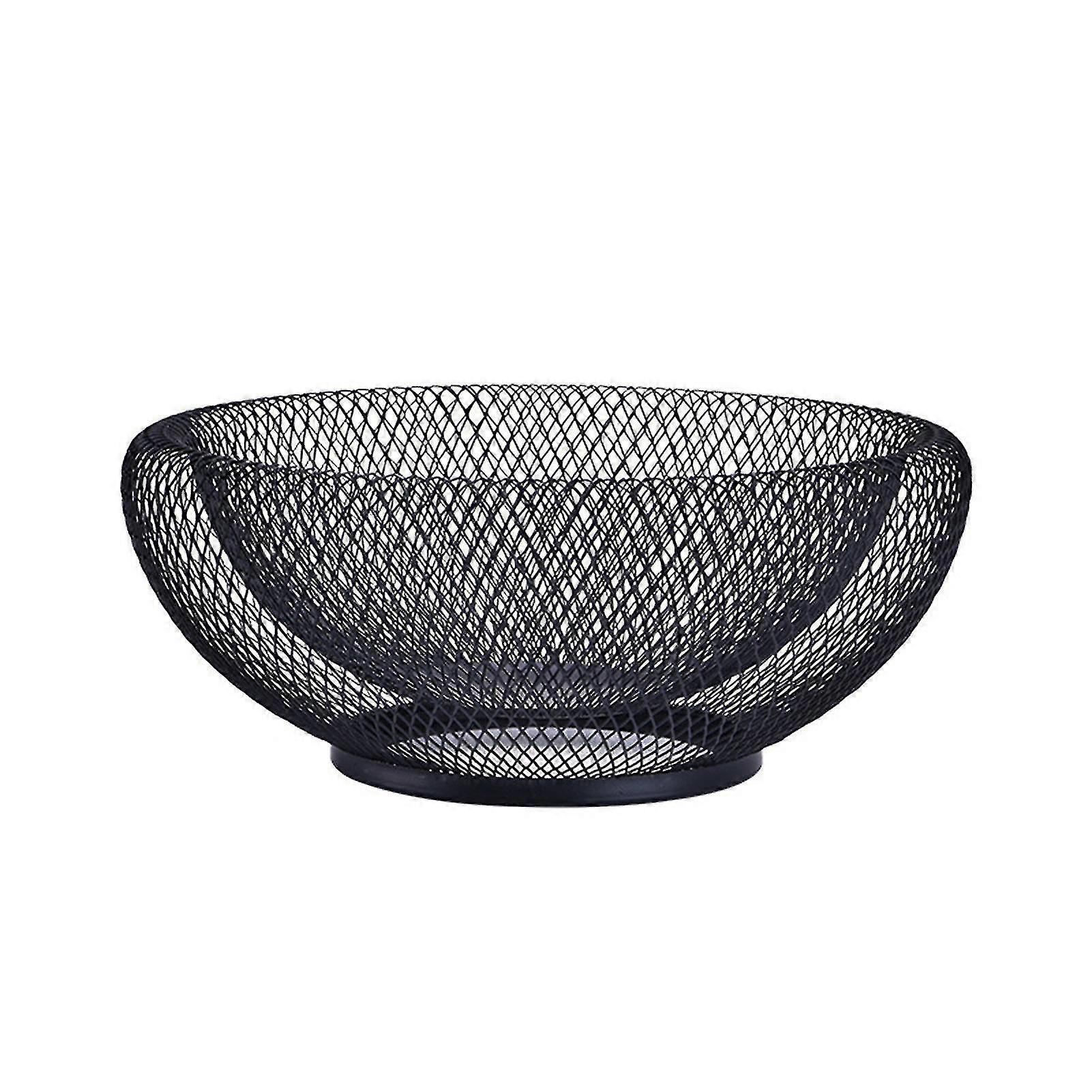 Creative Fruit Bowl Double Layer Iron Basket Simple Storage Organizer For Home
