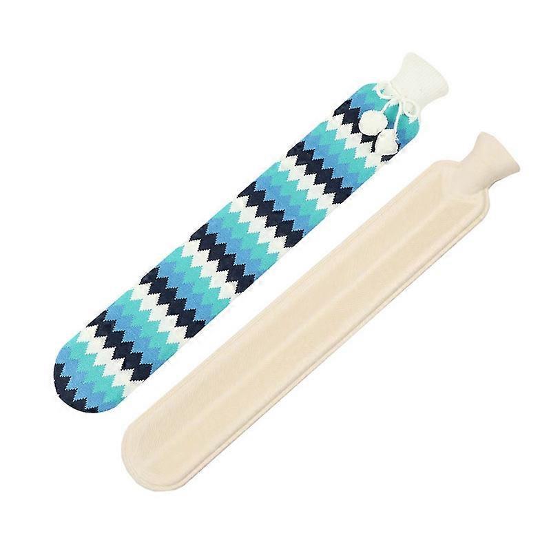 2L langstripe multifunksjonelle vannfylte gummi varmtvannsposer, spesifikasjon: Orchid Rhombus