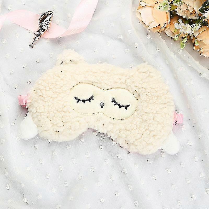 Plush Eyeshade Sleep Mask Eye Mask Sheep Shapea