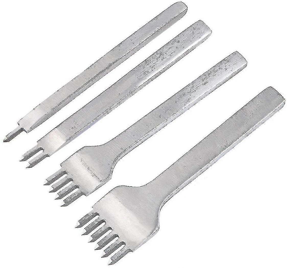3mm Leather Craft Tool 1/2/4/6 Prong Lacing Stitching Punch Hole