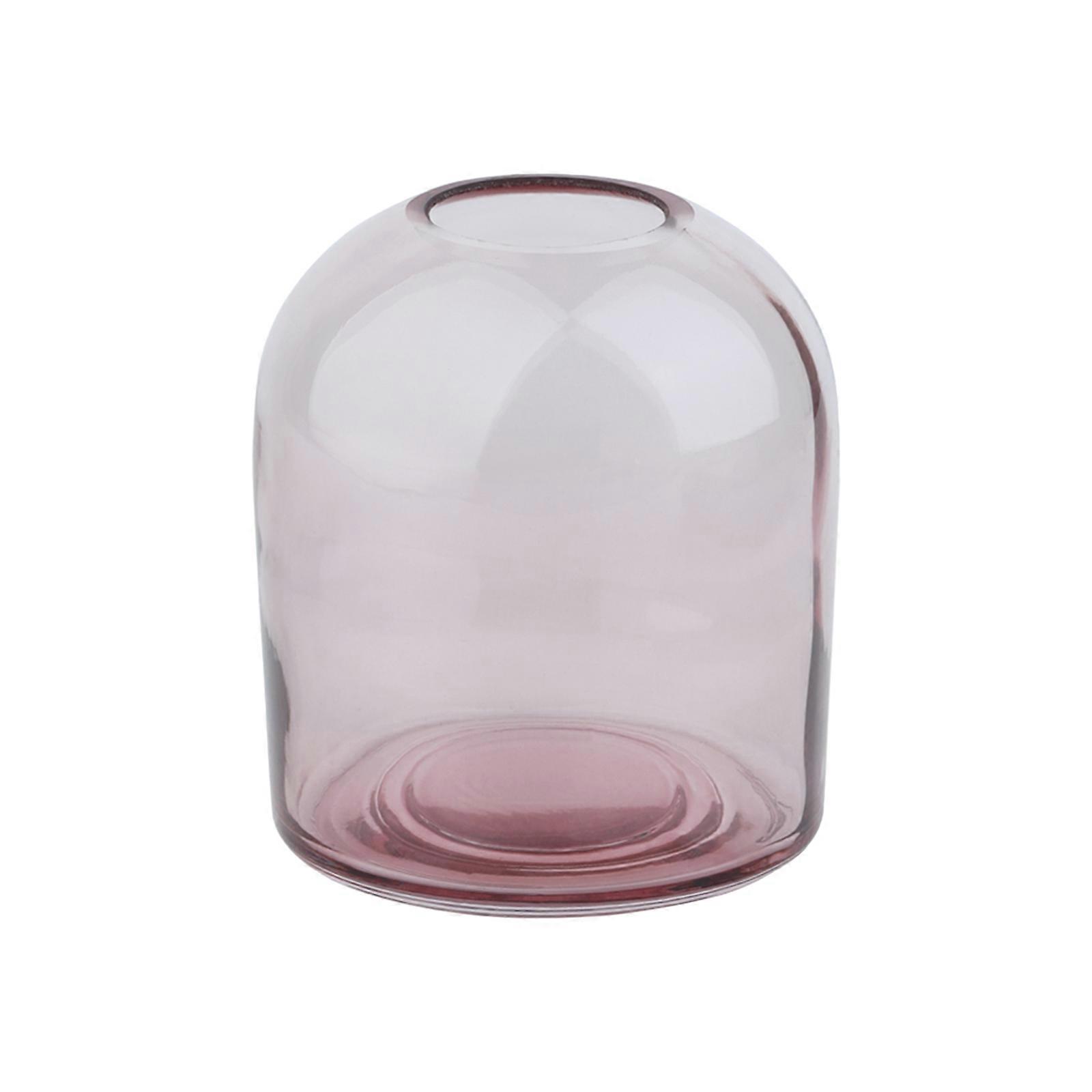Flower Vase Gift Durable Multicolor 400ml Home Decor Round Glass Diffuser Bottle