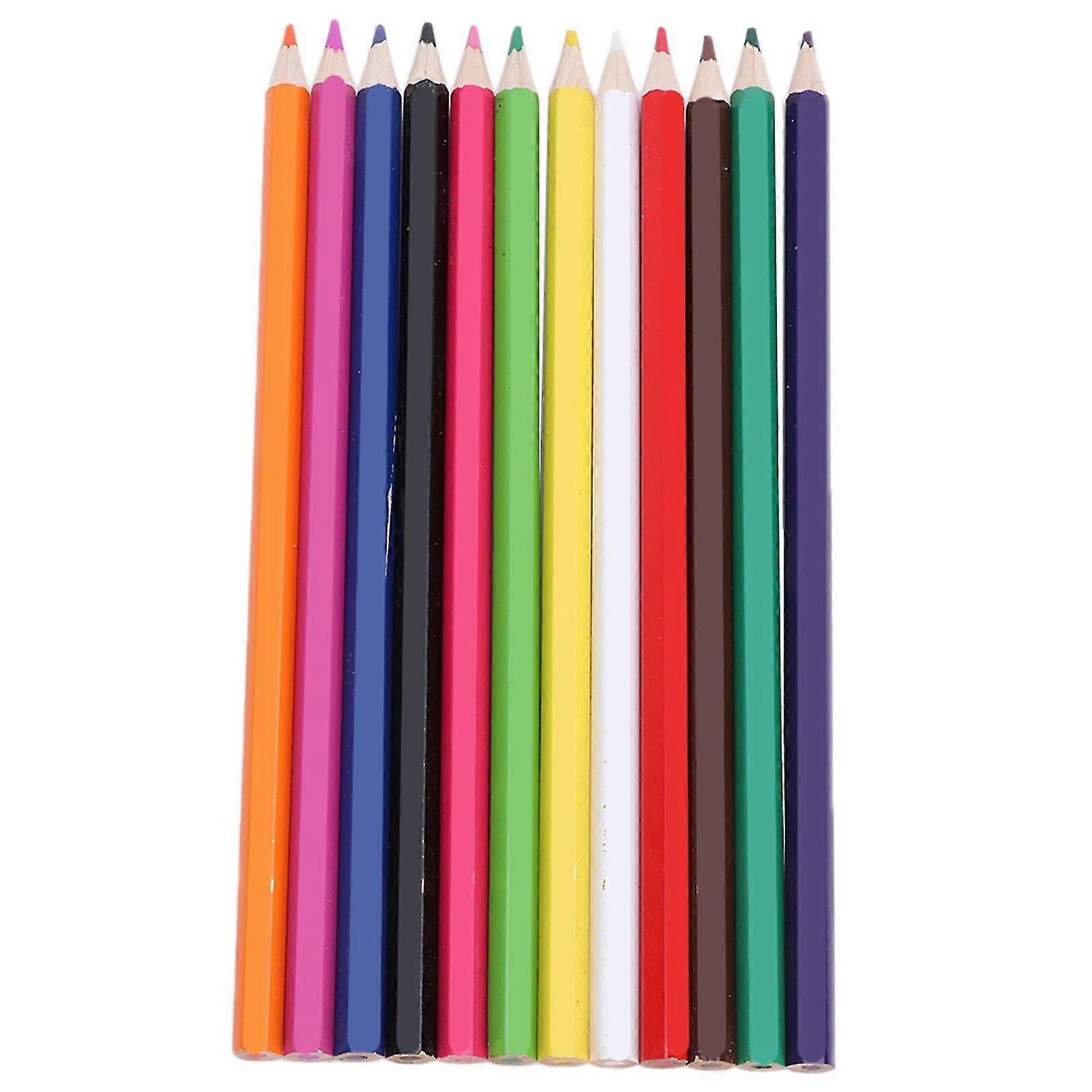 High-Quality Colored Pencils Set - 12 Colors for Artists and Students
