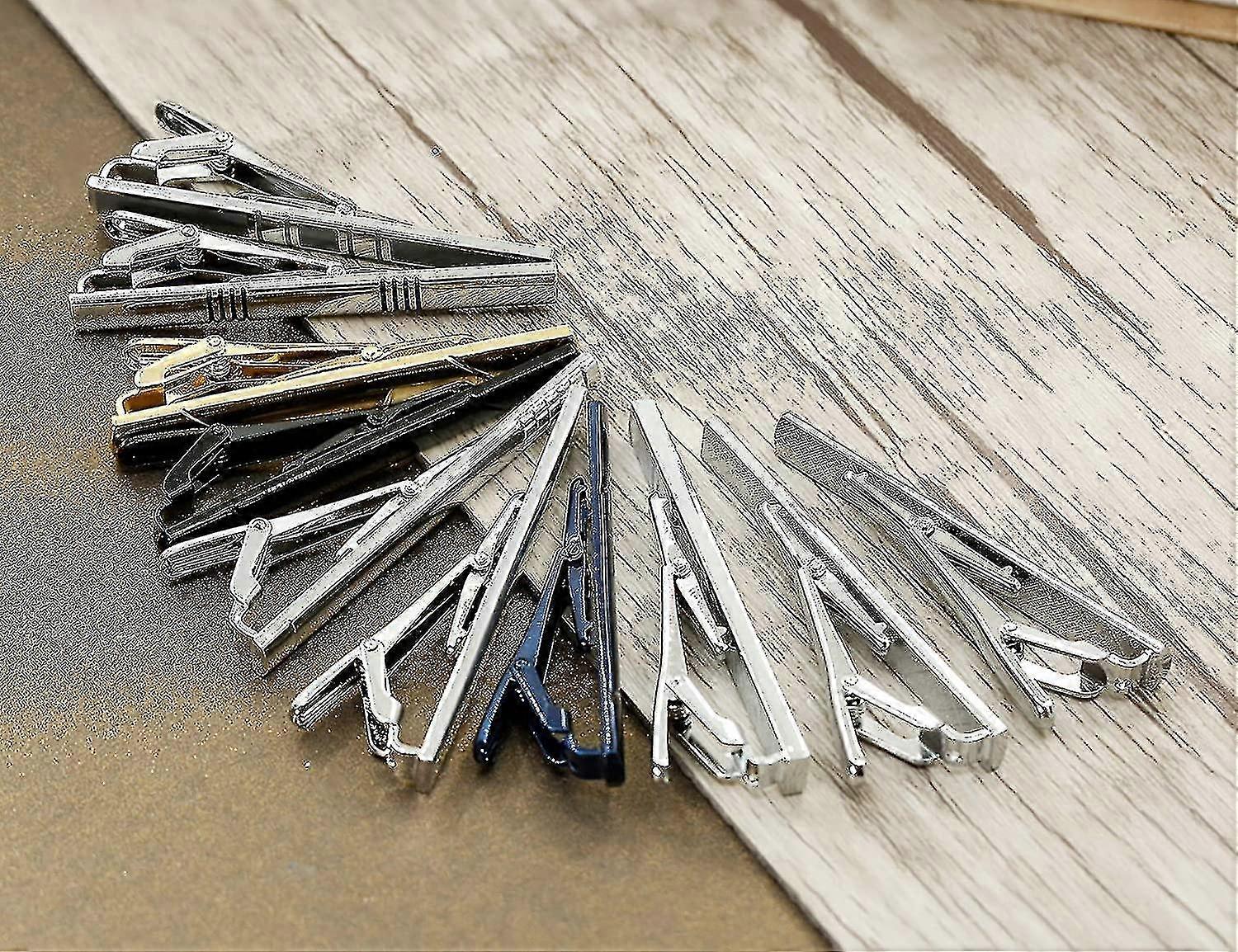 Miniblings Saxofon Krawattenhalter Versilbert – Handgefertigter Herrenschmuck In Holzbox