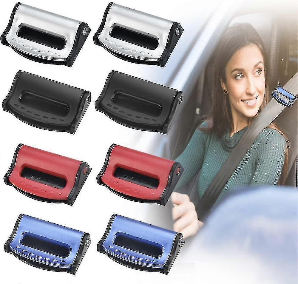 8pcs Adjable Seat Belt Clip Seat Belt Adjer Bs Seat Belt Car Belt Clip For Reing Shoulders And Neck Qy