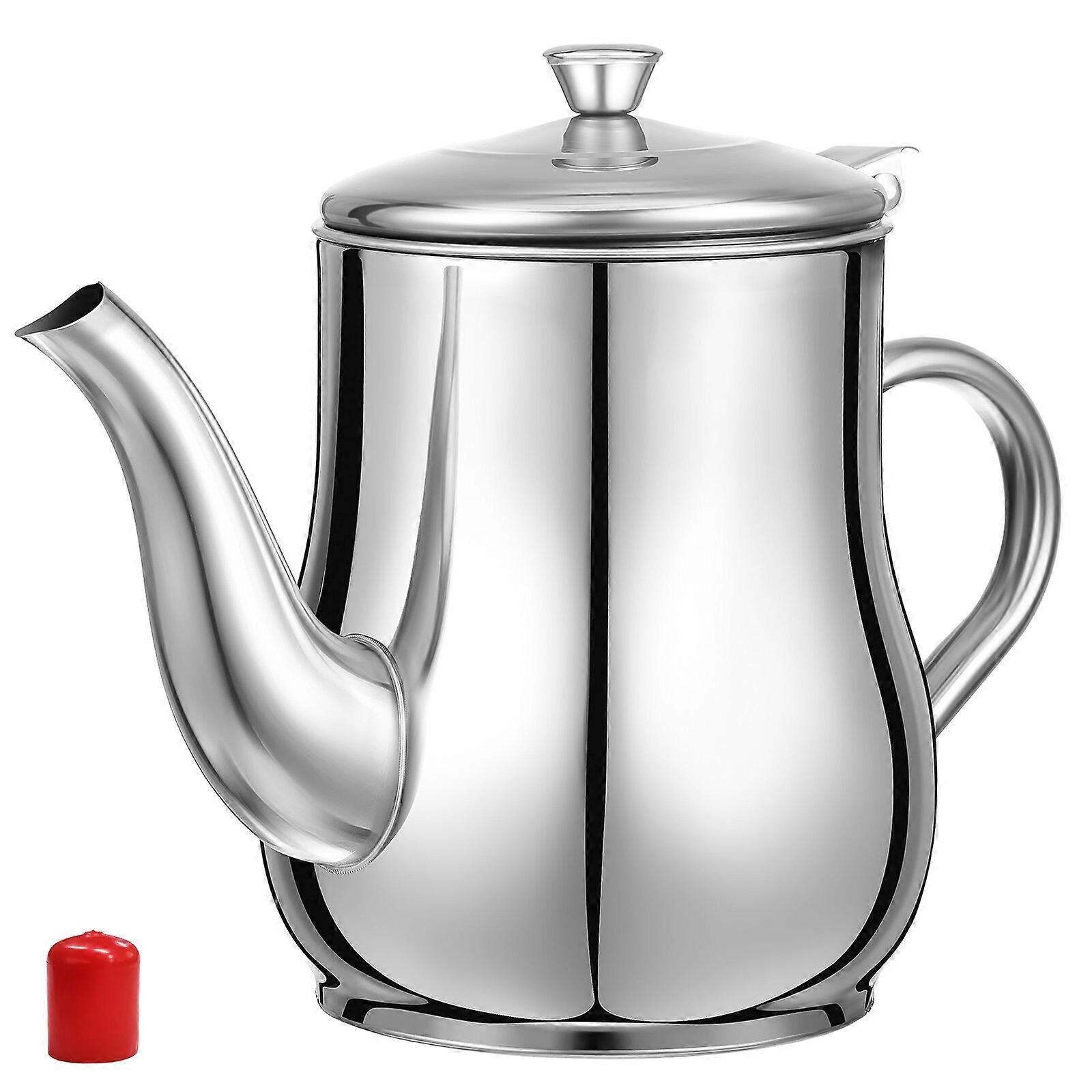 الفولاذ المقاوم للصدأ النفط مصفاة وعاء لحم الخنزير المقدد الشحوم الحاويات موزع النفط مع مصفاة قابلة للإزالة فاصل النفط وعاء تخزين الشحوم للمطبخ