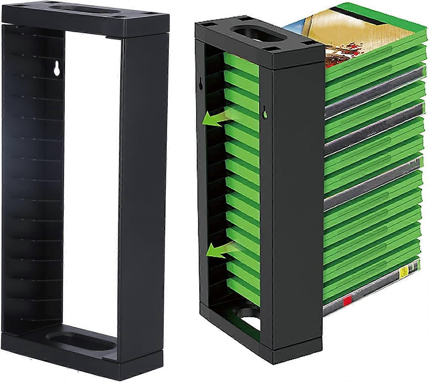 Spil Disk Opbevaring Rack, Lille Vægmonteret CD DVD Video Game Organizer