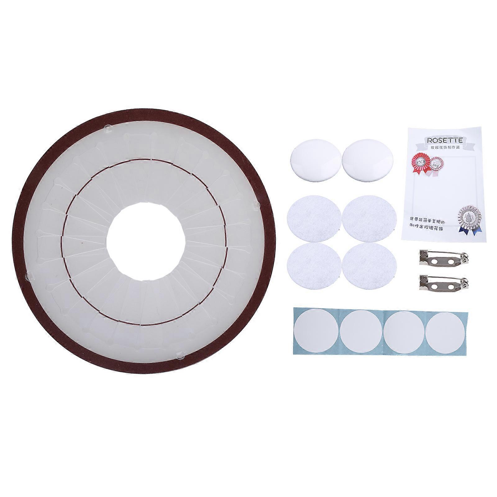 Rosette Maker Professional Badge Button Maker Rosette Brooch Kit With Pin