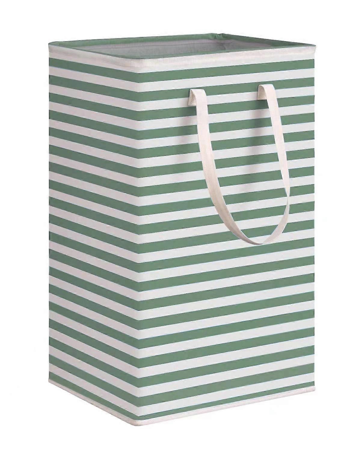Dirty Laundry Hamper 72l Foldable Waterproof Fabric With Large Capacity Grey, 40x30x60cm(green)