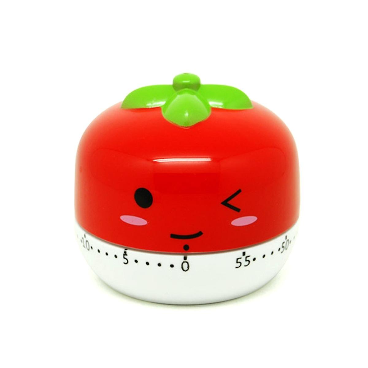 Roterende verktøy eggkoker timer nyhet kjøkken timer vegetabilsk dyr matlaging timer digital egg timer cupcake timer rød