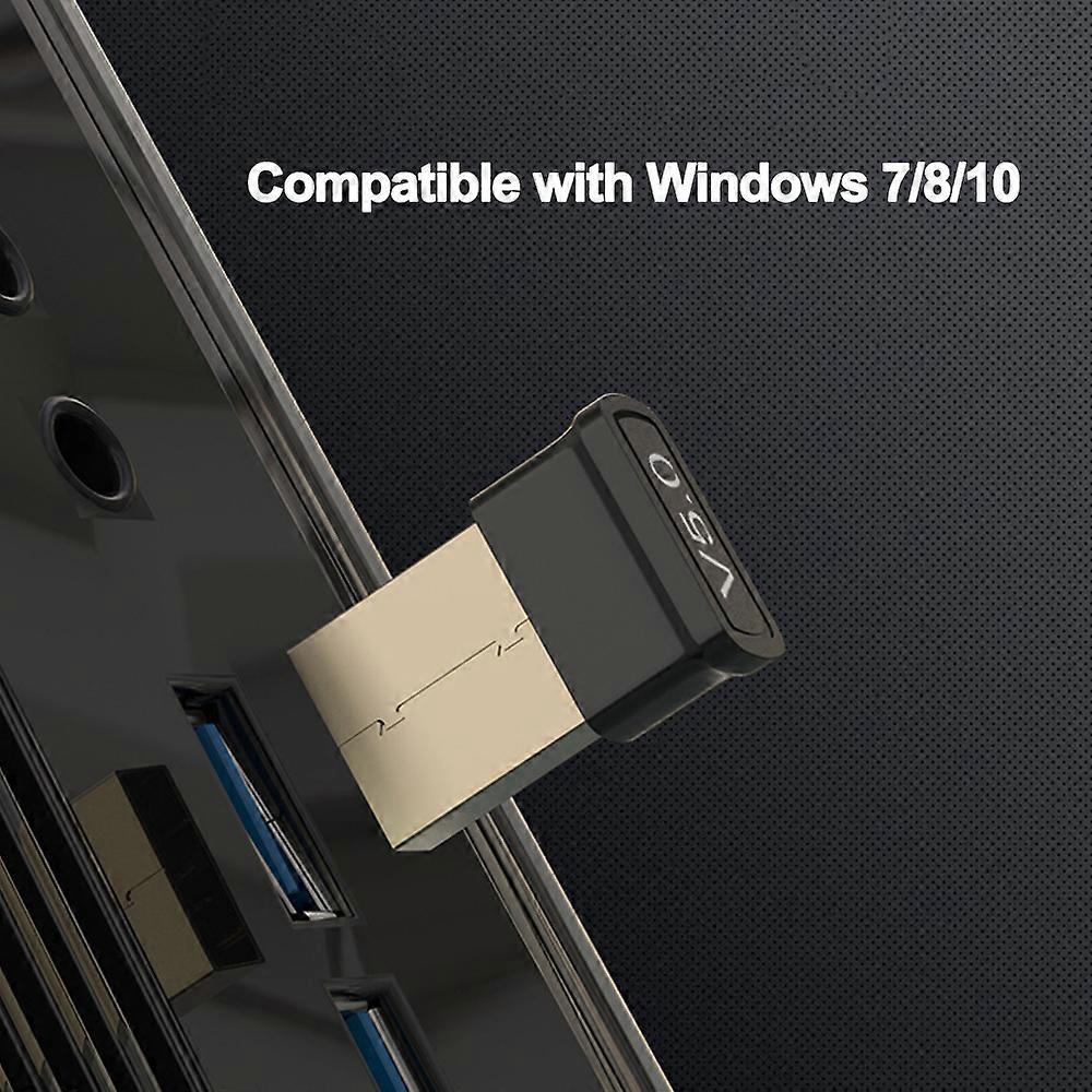 USB Adattatore compatibile con Bluetooth Ricevitore Audio Bluetooth-compatibile5.0 Dongle Adattatore USB wireless per computer PC Laptop Mouse