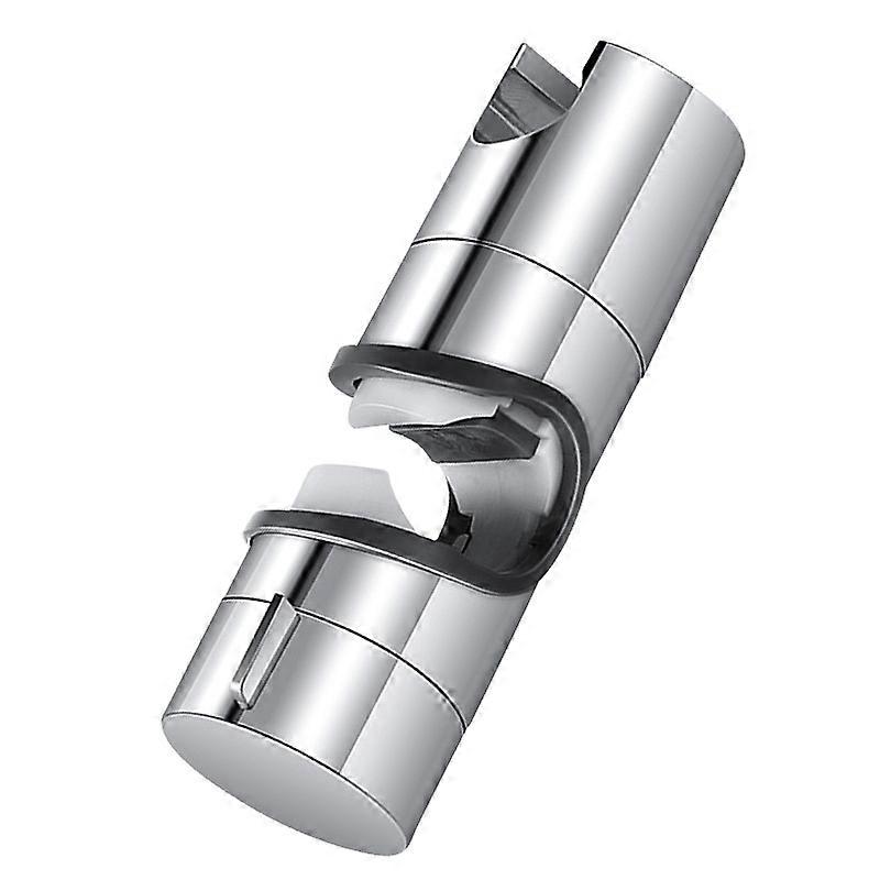 For 20-25MM Adjustable ABS Replacement Hand Shower Rail Head Slider Clamp Holder Bracket, Chrome Plated