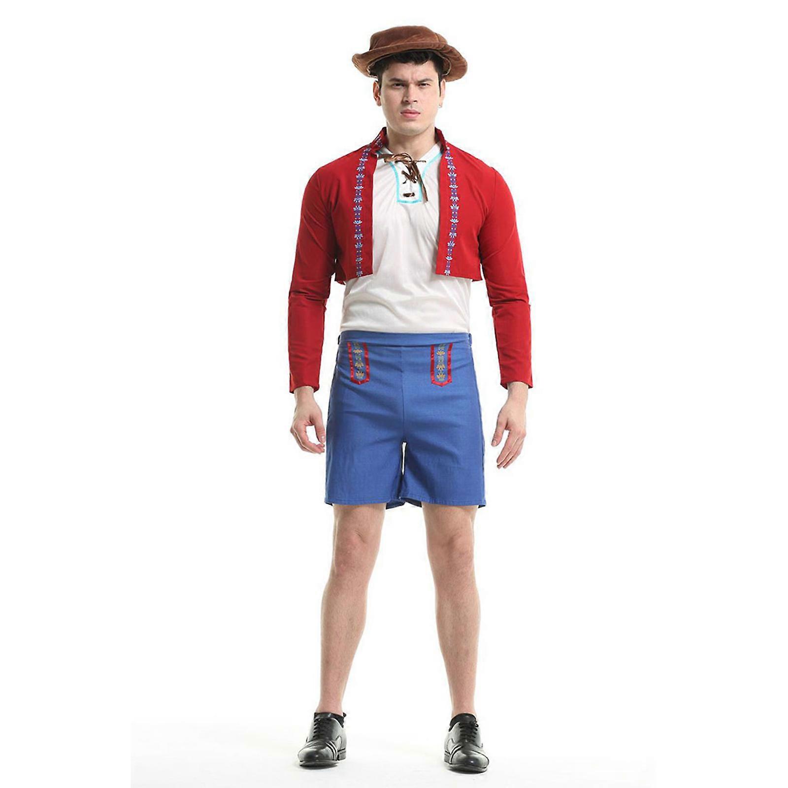 Oktoberfest Kostüm Herren Uniform Anzug Bierfest Karnevalskostüm, Erwachsene