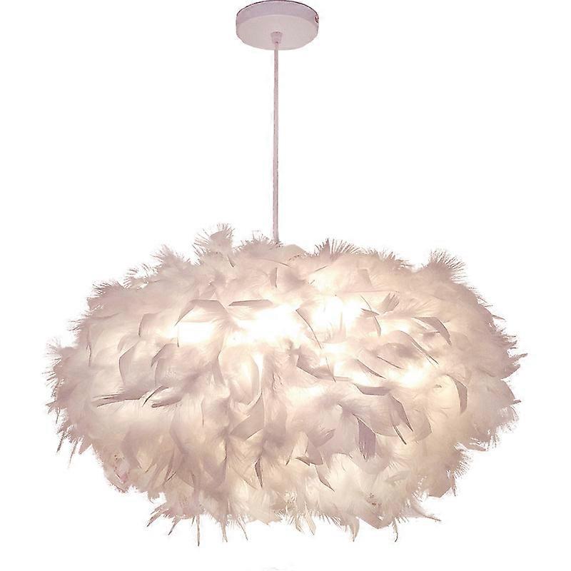 Bedroom Feather Chandelier Slanted Ball Romantic Bedroom Light