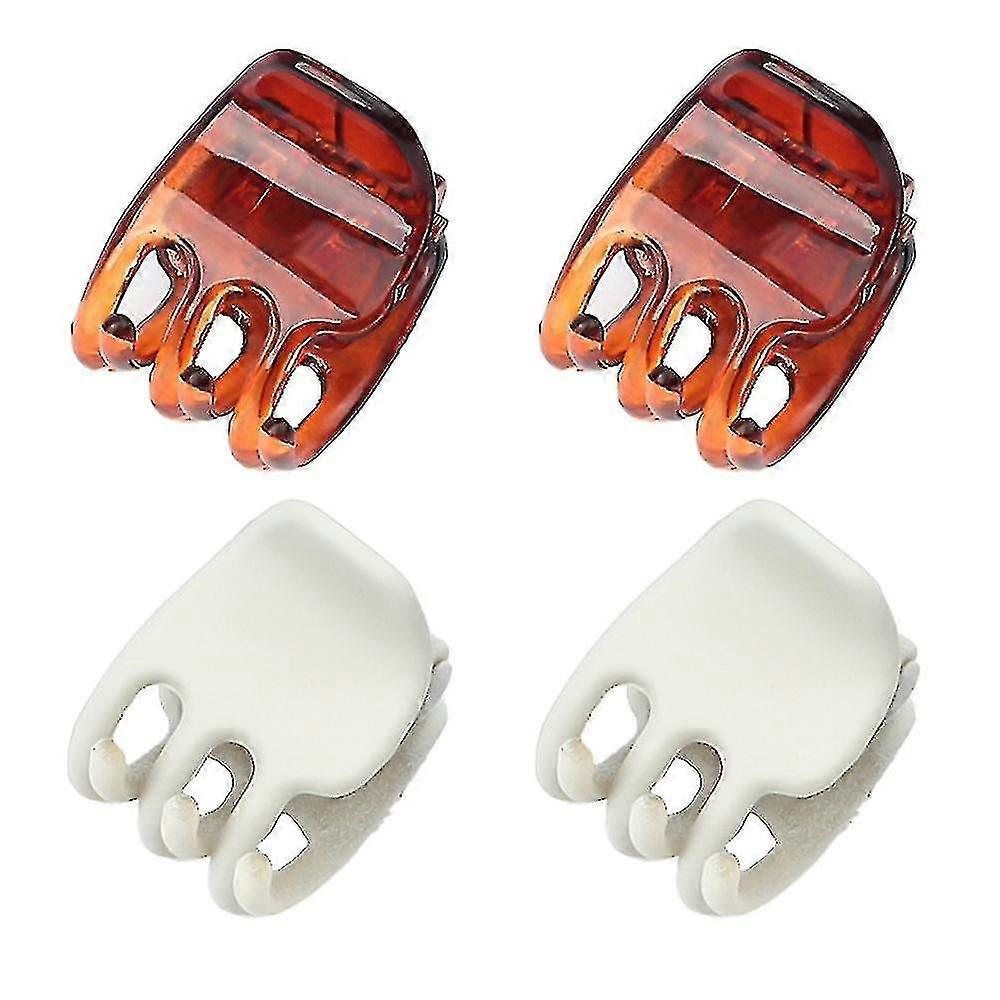 Acryl Haar Kiefer Clips Klemme Zelluloid Leopard Print Haarspangen für dünnes Haar (Farbe: mix Style3)