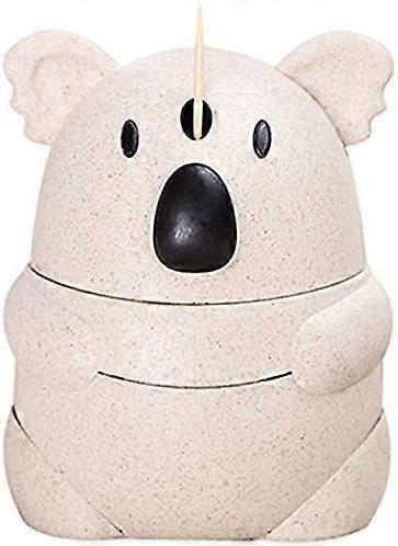 Push Toothpick Dispenser, Automatic Cute Koala Toothpick Holder Toothpicks Organizer Storage