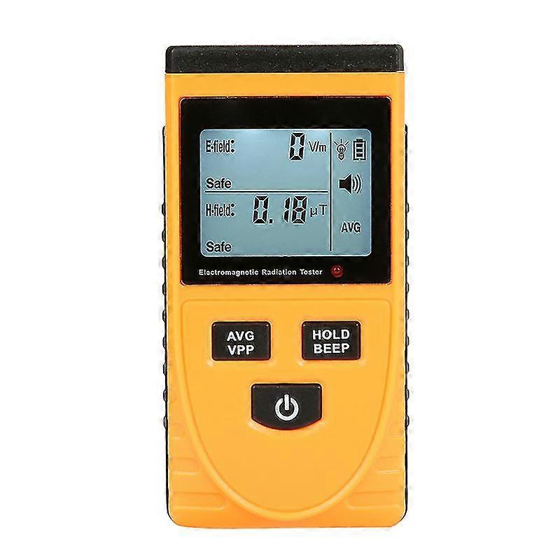 Radiation Detector, 2 In 1 Electromagnetic Radiation Detector With Digital Lcd Display For Testing Electric Field And Magnetic Field Radiation(1pc, Or