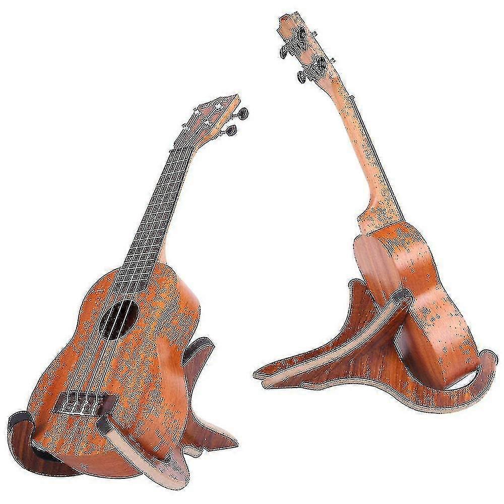 Soporte de Guitarra Acústico Eléctrico Plegable de Madera