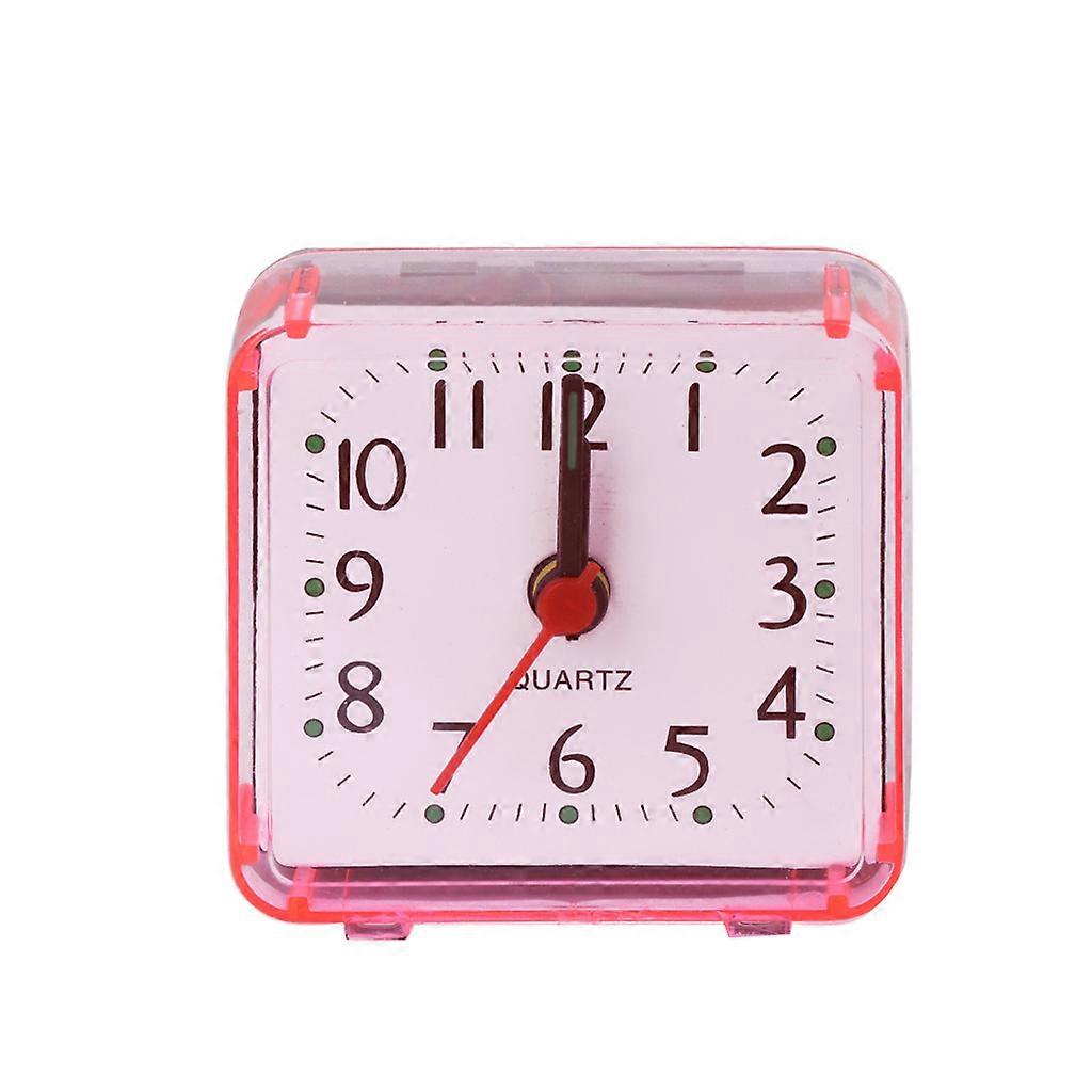 Mini Square Alarm Clock Beep Plastic Portable Camping Crafts Decor