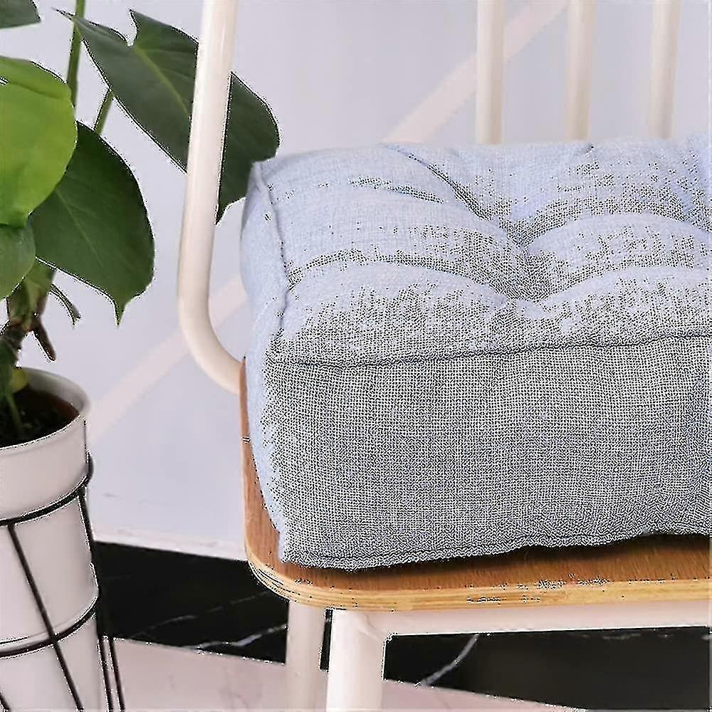 Fyrkantigt golvsäte S Cushs, mjukt tjockt Cush linne Tatami golvläsning Cush Ch Pad Avslappnade sittplatser för vuxna