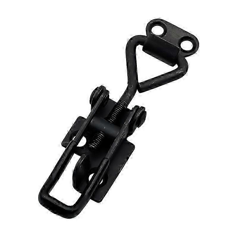 4 Pack Metalen Toggle Latch, Box Closure Tension Lock Toggle Clamp Latch Verstelbaar (Zwart)