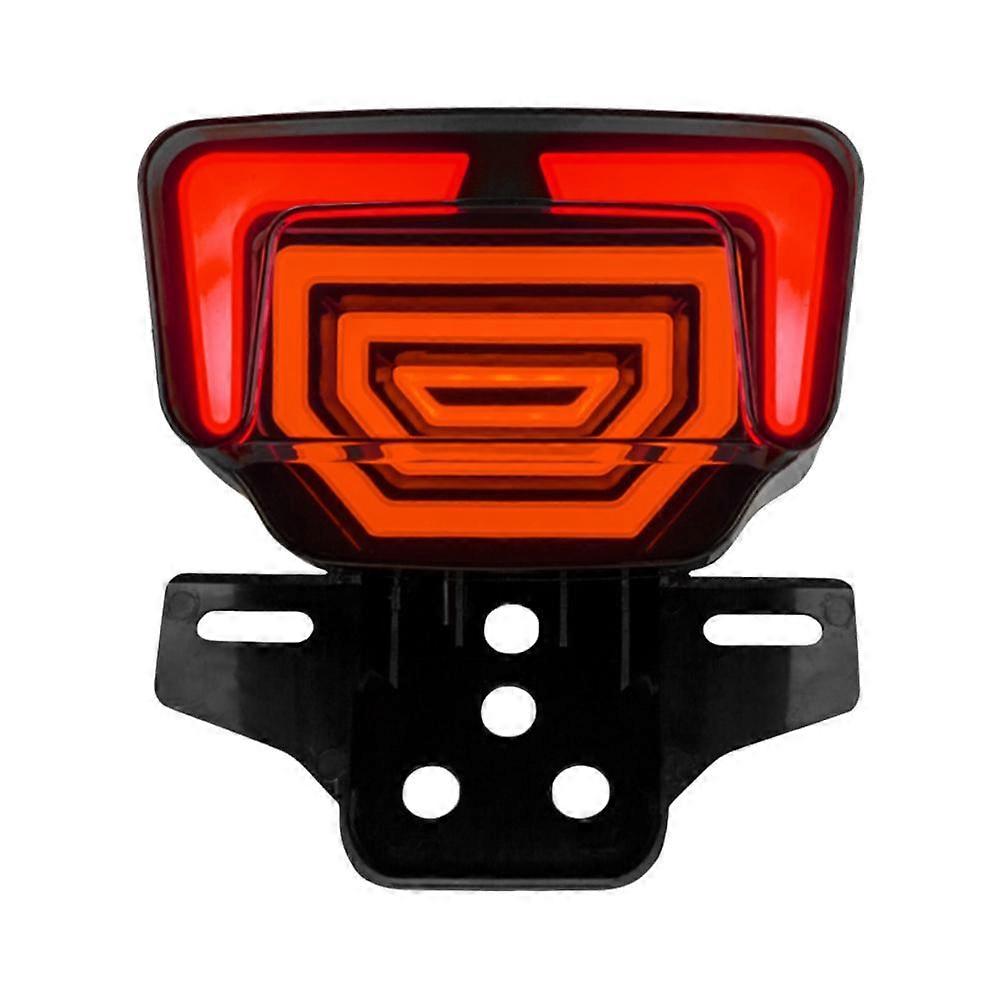 Motorcycle LED Tail Lamp Signal Lights Dynamic Flash Rear Light Integration