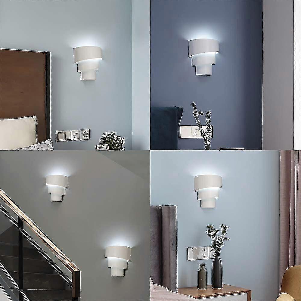 Klighten Lampada da Parete Interno Lunga LED, 65CM/18W Moderna Applique Interno, IP65 Luci da Parete Esterno in Alluminio, per Soggiorno Scala Corridoio, Bianco Caldo 3000K, Nero