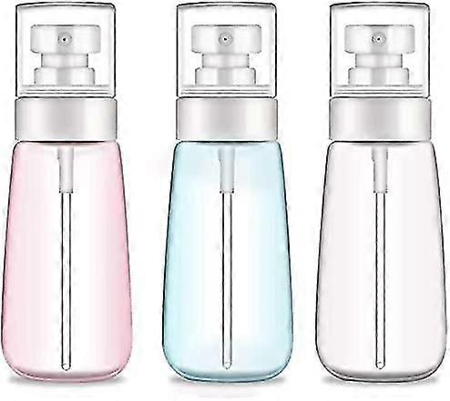 Spray Bottle Travel Size,3pcs 100ml Fine Mist Hairspray Bottle For Essential Oils, Empty Airless Makeup F Spray Bottle Clear Refillable Travel Cont,24