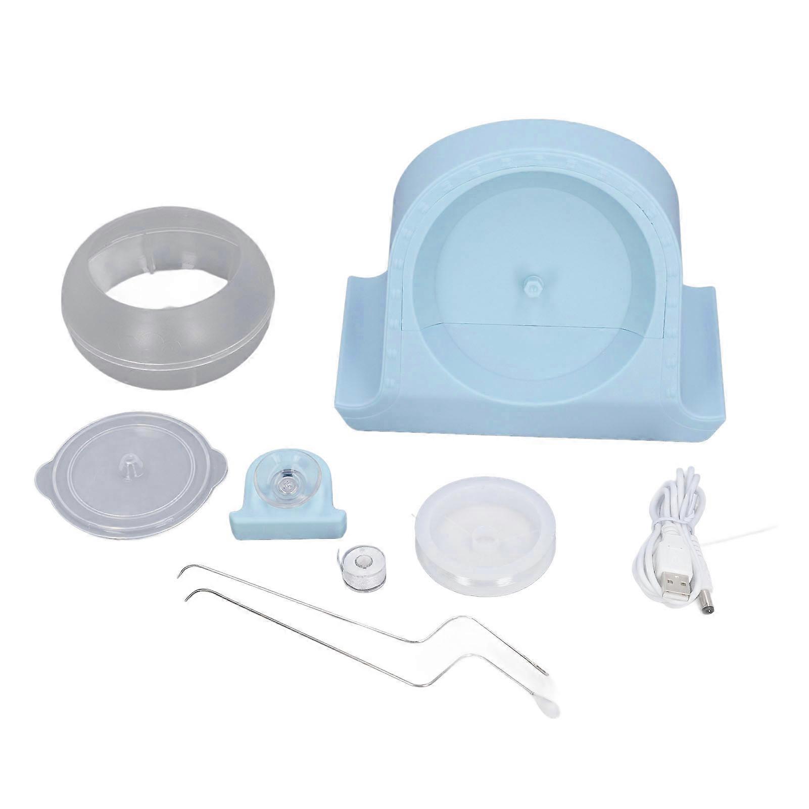 Electric Bead Spinner for Clay Beading Machine USB Powered Quickly Stringing Tool Blue
