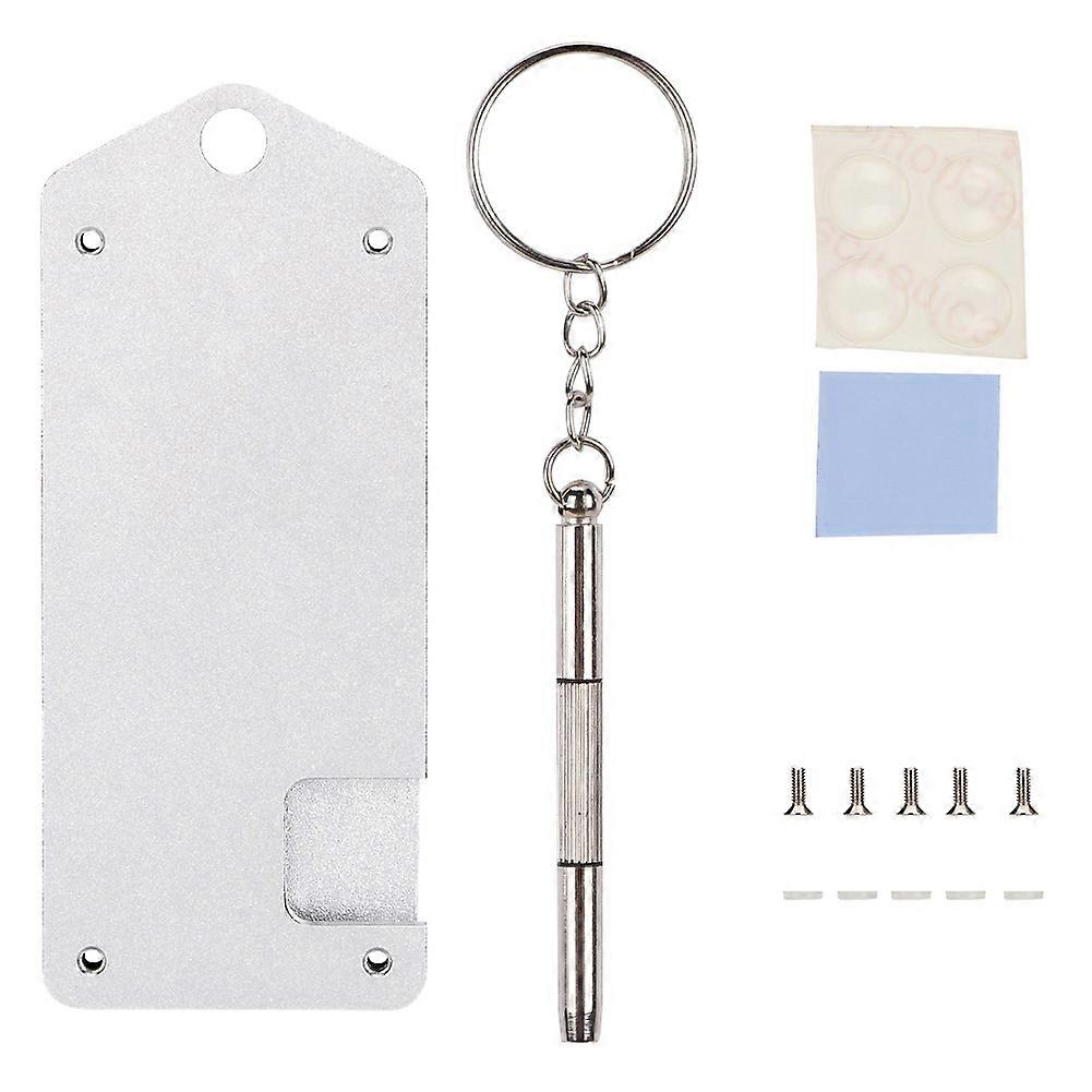 Ultra-thin Aluminium Alloy Enclosure Box Protective Case for Raspberry Pi Zero W (Black)