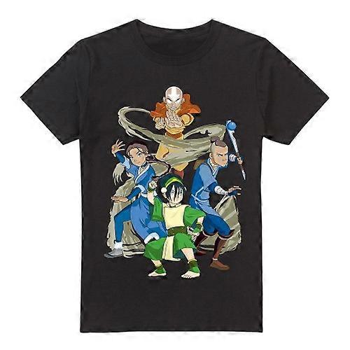 Avatar: The Last Airbender Mens Team Avatar Elements T-Shirt