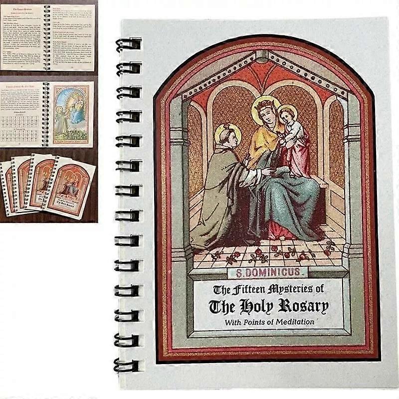 Pocket-Size Rosary Traditional Meditation Book Our Lady of Fatima Prayer Books