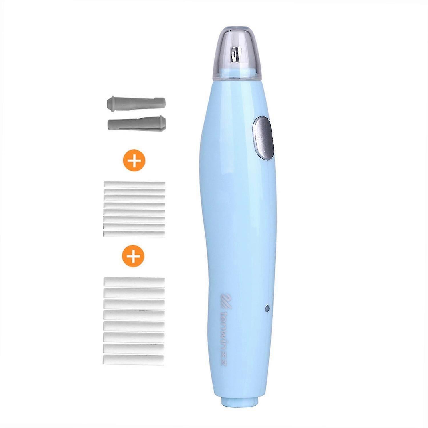 tenwin Electric Eraser Kit with 16 Eraser Refills Rechargeable Pencil Eraser One-button Control Chri