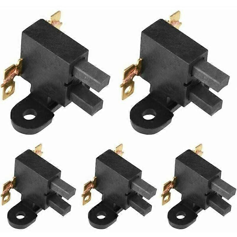 Pack de 5 balais de carbone noir carbone 168F pour groupe électrogène essence 2 kW - 3 kW