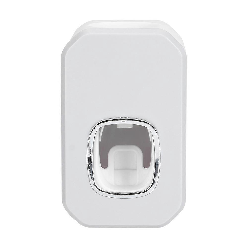 Punch Wall-Mounted Automatic Toothpaste Dispenser Squeezer for Family Bathroom, No-C Mess-Free, Easy to Use, White Color