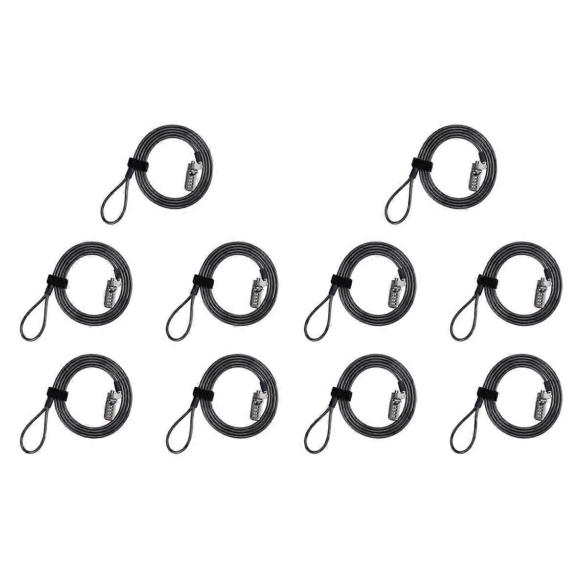 10X Security Anti-Theft Combination Laptop Notebook Cable Lock 4 Digit Password Lock