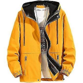 6xl 7xl 8xl Tamanho Mens Jaquetas Casual Moda Bomber Jacket Homens Sobretudo Novo Baseb 7XL Amarelo