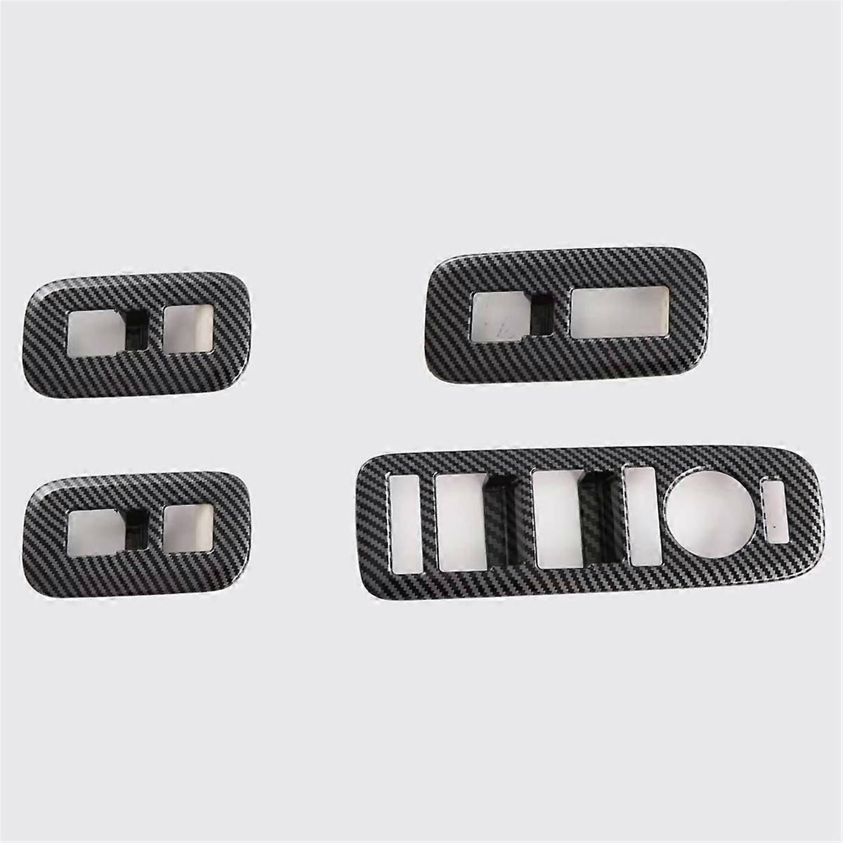 For LHD Car Window Lift Switch Buttons Cover Trim Accessories