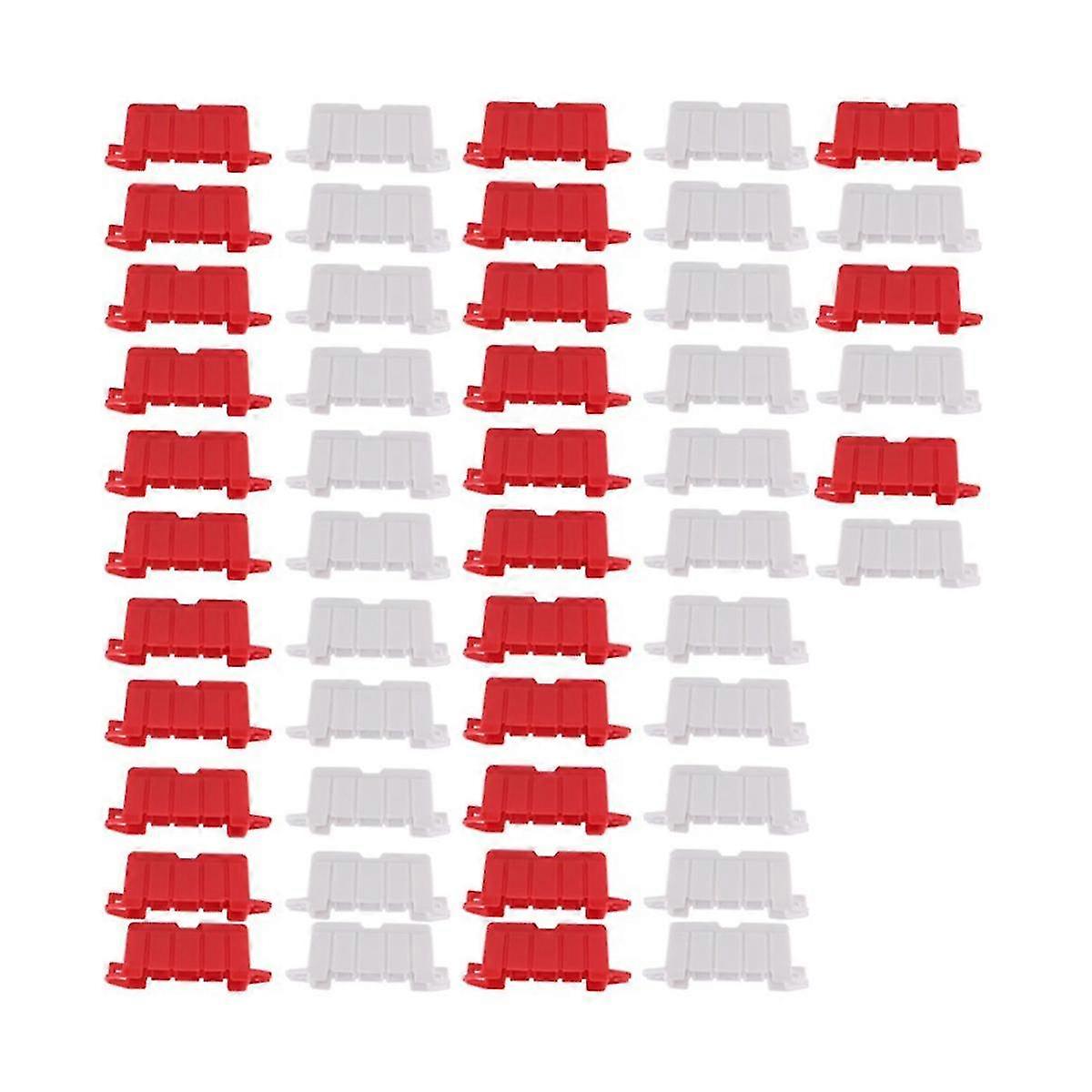 50Pcs RC Track Barrier Fence for 1/16 1/18 1/28 Scale
