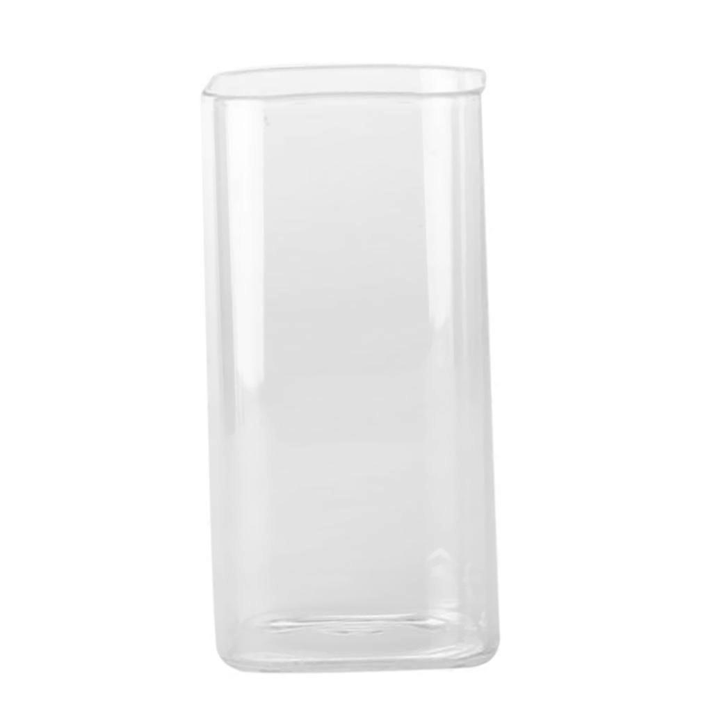 Firkantet Drikkeshot Glas Tumbler Vand Tekop Kaffe Mup Husholdning Klar