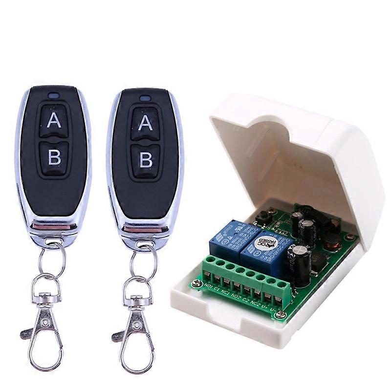 DC 12V 24V 48V Universal Electric Door RF Wireless Remote Control Relay Receiver Set