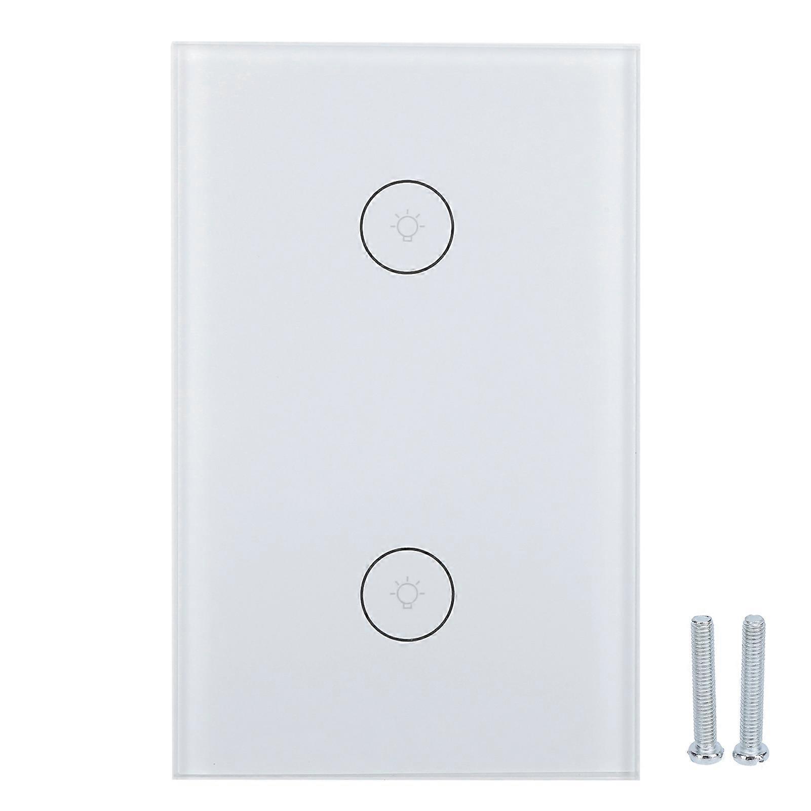 WiFi Smart Touch Light Switch Panel - Voice, App, and Touch Control for Home Automation