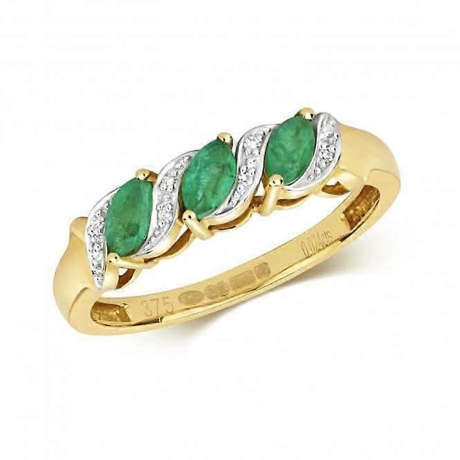 Diamond & Emerald Ring RD274E